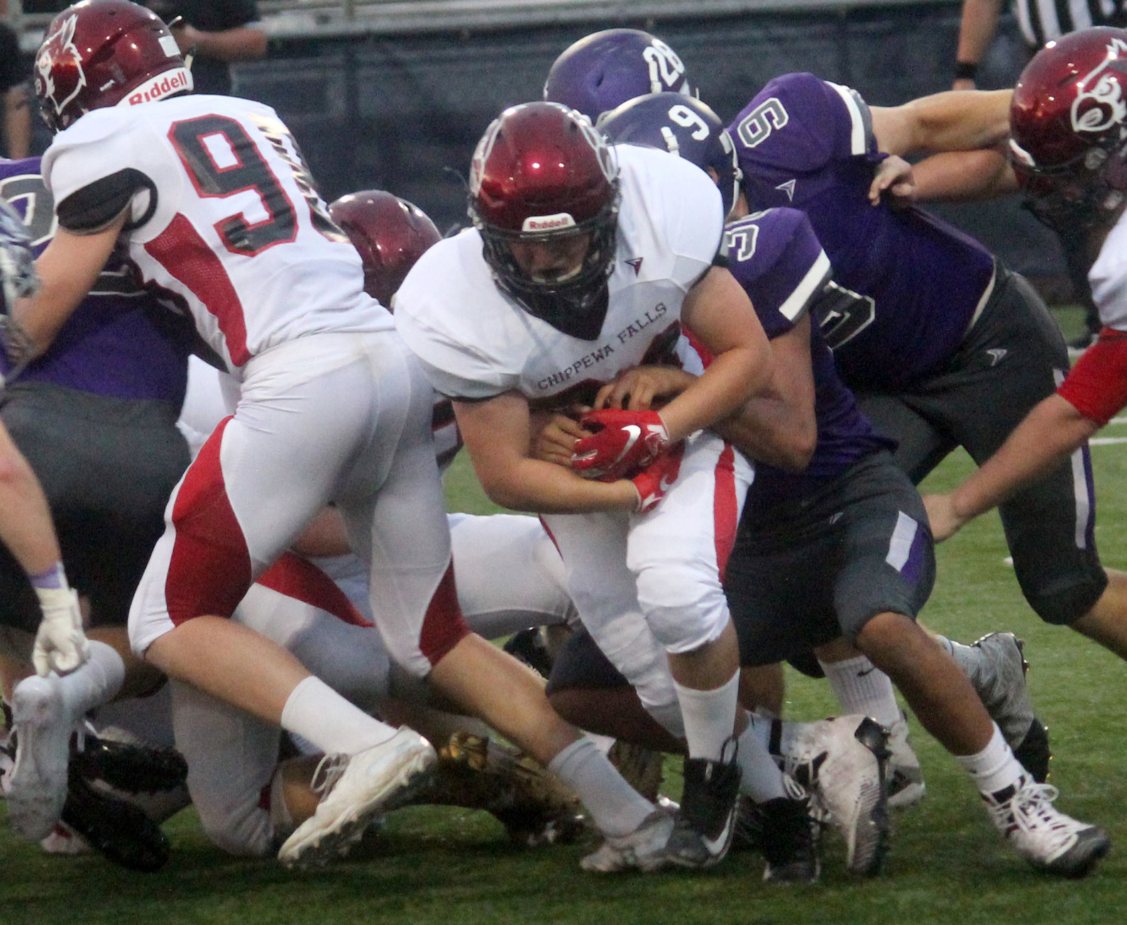 Chi-Hi football at Eau Claire Memorial 9-14-18